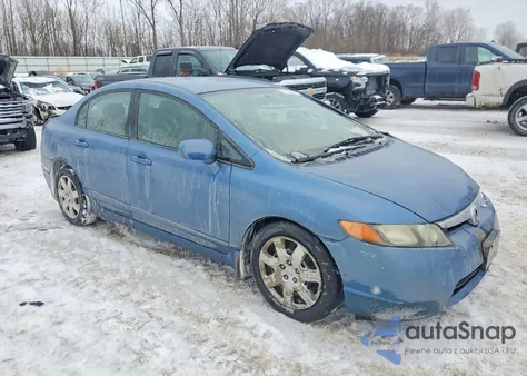 2008 Honda Civic Lx z USA, uszkodzony, nr VIN 1HGFA16548L095545